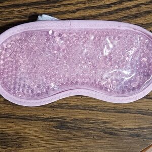 LOT FANCY Pink Gel Eye Mask - Hot/Cold - Reusable - Adjustable - NEW